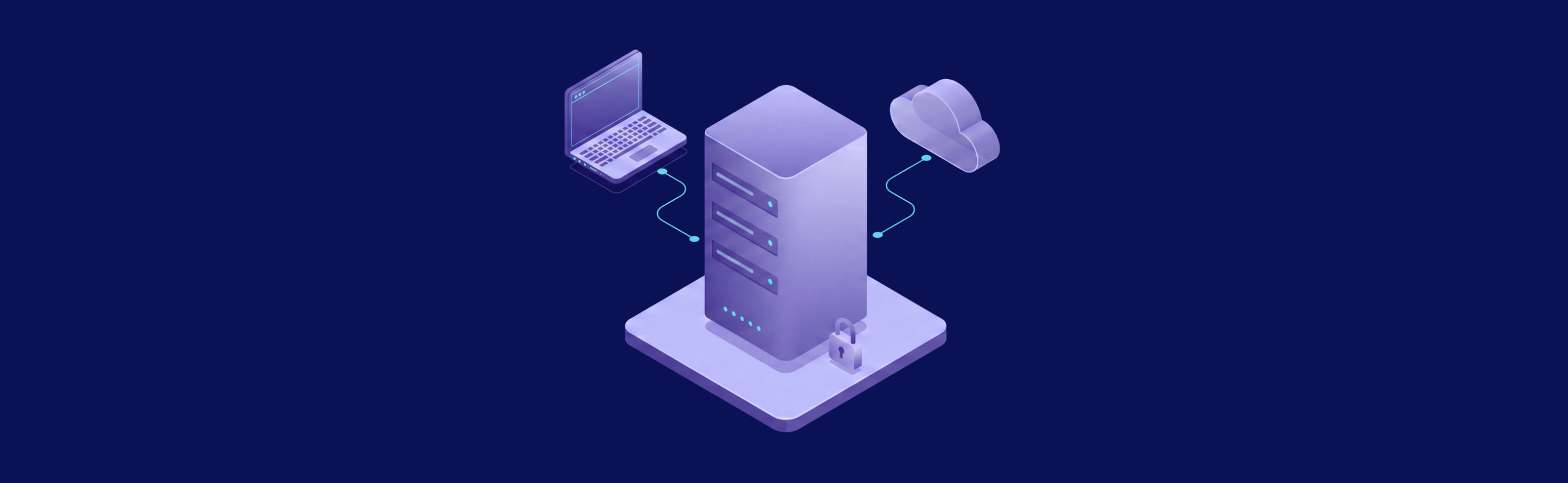 Developer laptop connected to a VPS running a private coding model