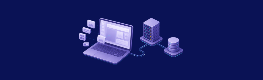 Isometric visual app builder connected to a self-hosted server and database
