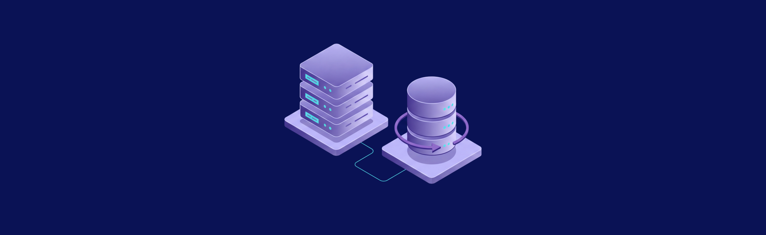 Isometric application server and database illustrating storage of personal finance records on your own infrastructure