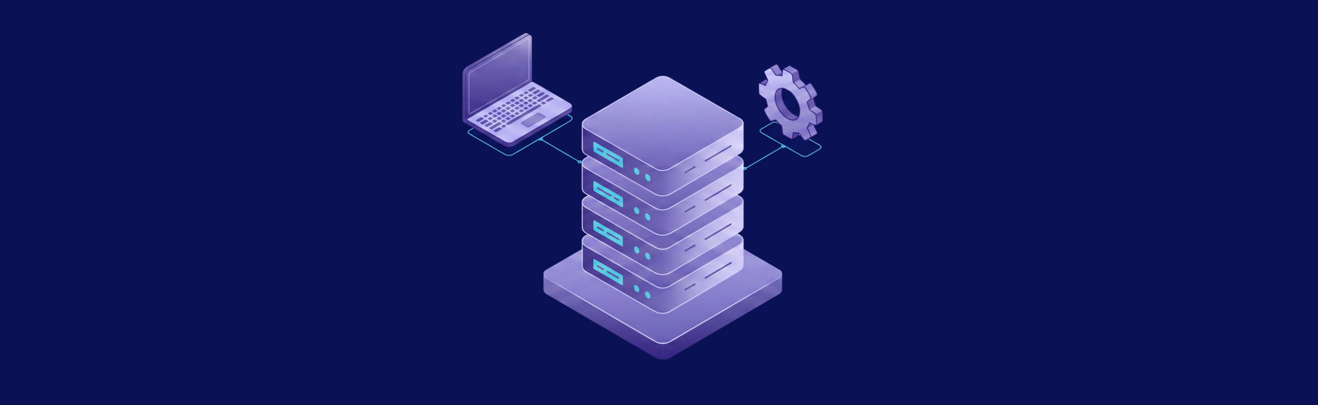 VPS server with terminal and processor elements representing a local LLM benchmark